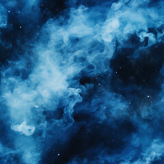 Seamless Smoke Pattern | Colorful Smoke |  Blue and White