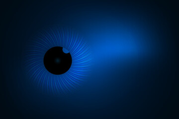 Security system by eye-scanner and eye-ball recognition technology abstract background.123