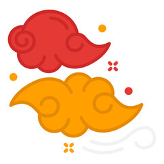 Chinese clouds icon