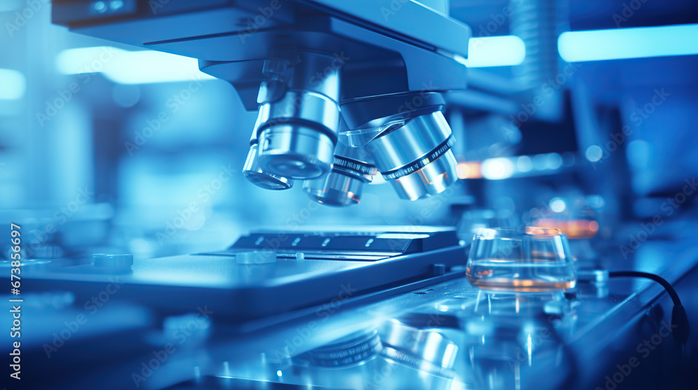 Aufkleber advanced microscope technology in modern laboratory setting