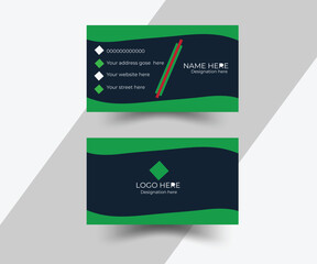  creative business card vector design template. Business card for business and personal use. Vector illustration design. Horizontal layout, Print ready See Less.Business card design template, Clean .