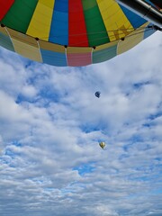 Fahrt mit einem Heißluftballon