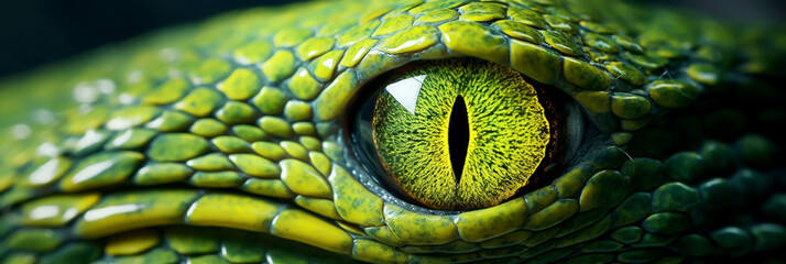 SNAKE EYE, MACRO PHOTOGRAPHY, HORIZONTAL IMAGE. legal AI