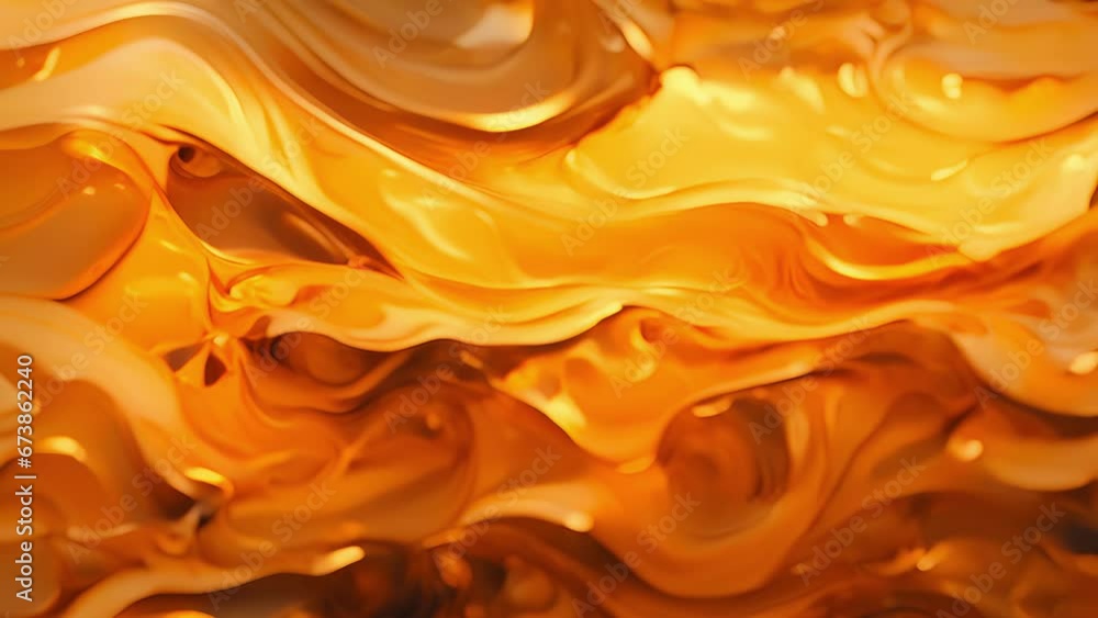 Poster a solid block of liquid gold, its surface rippling with the flames of a raging inferno, reflecting a