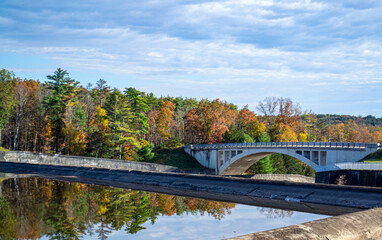 bridge in autumn