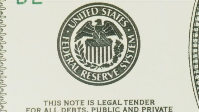 100 us dollar closeup animation, money,concept of business success
