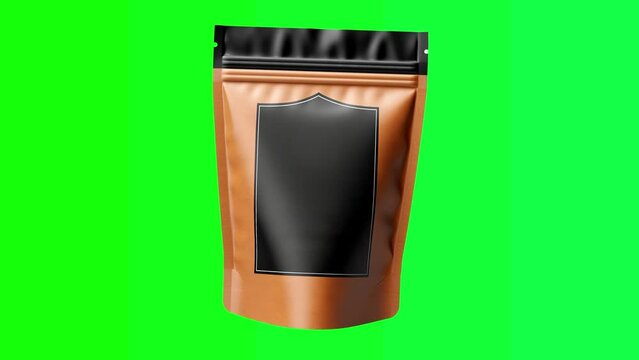 pack mockup move on Green Screen, Animation, motion loop, video footage, motion graphic.