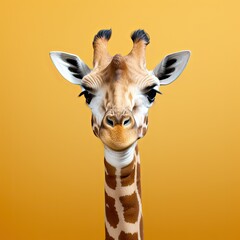 giraffe head shot