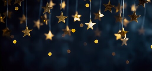 christmas background with stars