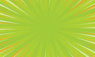abstract comic yellow background with rays