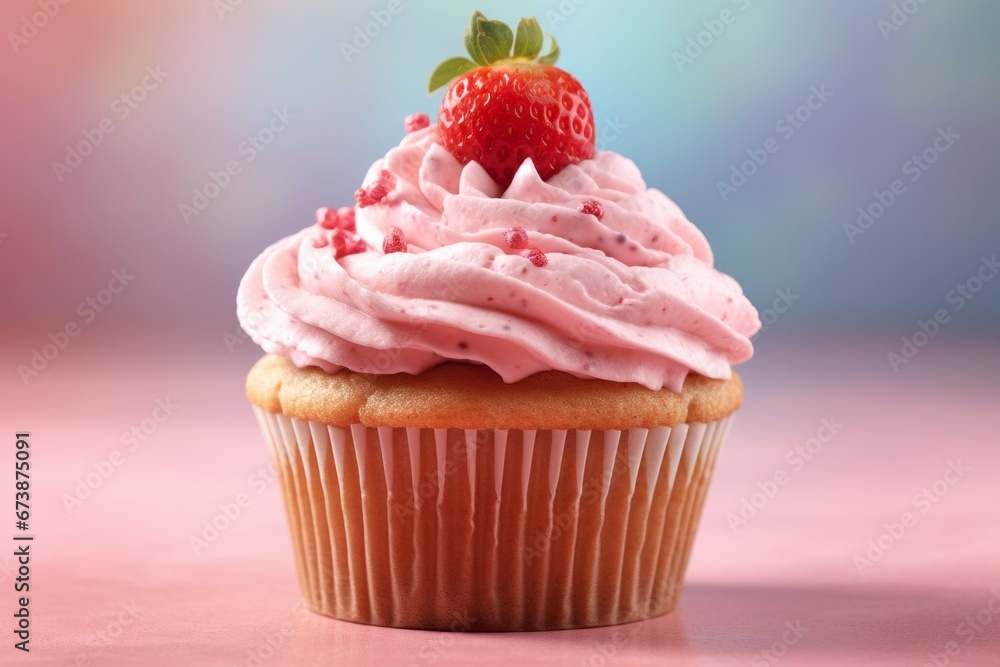 Aufkleber appetizing cake. background with selective focus and copy space