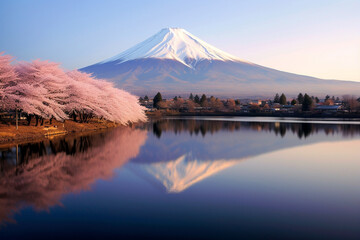 Mount Fuji with Sakura