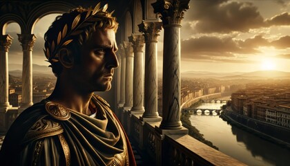 Julius Caesar: The Roman Conqueror and Politician Who Shaped the Republic's Destiny
 - obrazy, fototapety, plakaty