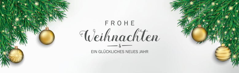 Frohe Weihnachten Header