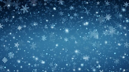 Snowflakes Christmas Vector Background for Festive Designs and Decorations