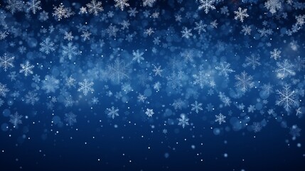 Snowflakes Christmas Vector Background for Festive Designs and Decorations