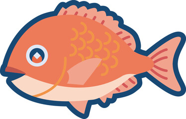 かわいいタイのイラスト