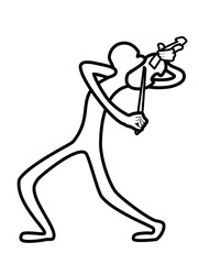 Floppy Man Plays Fiddle