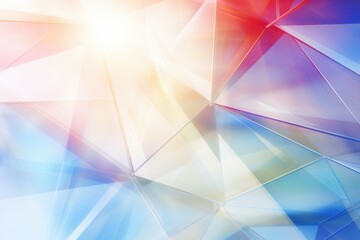 Fototapeta premium Blurred refraction light, bokeh or organic flare overlay effect Blue purple red white orange