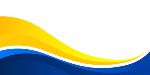 modern wavy shape copy space