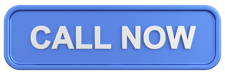 Call now button. 3D illustration.