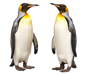 Fototapeta premium King penguin isolated on transparent or white background, PNG