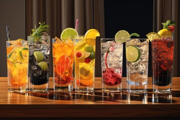 Holiday beach party with cocktails, product images, sunlight, beach