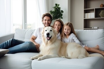 Holiday activities with family and pets are fun and happy with children's dogs.