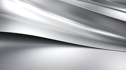 Wave Aluminium Steel Metal Sheet industry wall texture pattern background wall. Ai generative