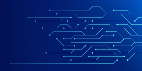 Futuristic banner background