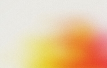 white yellow orange red pink , spray texture color gradient rough abstract retro vibe background template , grainy noise grungy empty space shine bright light and glow - obrazy, fototapety, plakaty