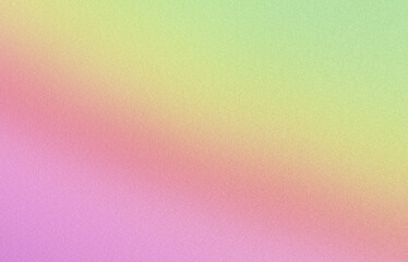 pastel 90s pink orange yellow green , spray texture color gradient rough abstract retro vibe background template , grainy noise grungy empty space shine bright light and glow