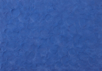 Blue plasticine texture background. Modeling clay material pattern.