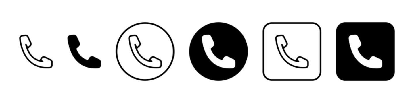 Phone icon. Phone call vector icon. Phone sign