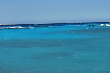 Amazing red sea with aquamarine color. No filters. 