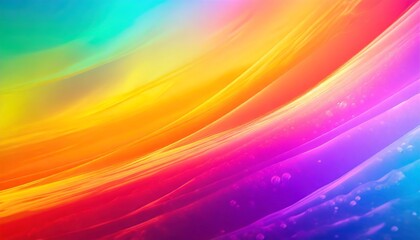 Colourful abstract vibrant gradient liquid art illustration background with copy space 