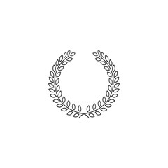 Anchor vector icon logo Nautical maritime sea ocean boat illustration 