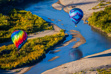 Hot Air Balloons Over the Rio Grande