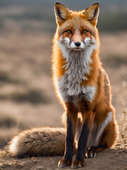 red fox portrait