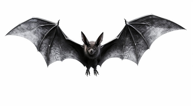 Morcego em fundo branco 
