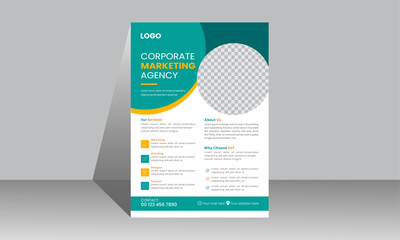 Professional Modern Creative Flyer Design.Personal Flyer Design With Company logo.