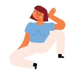 girl with depression