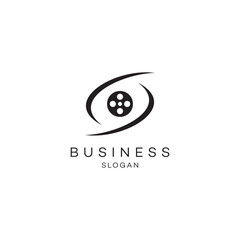 Film movie production house logo design  