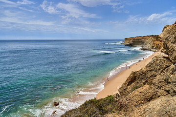 Beautiful beach and seascape in Portugal