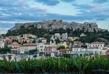 A view of Plaka and the Acropolis, taken from a rooftop in Monastiraki