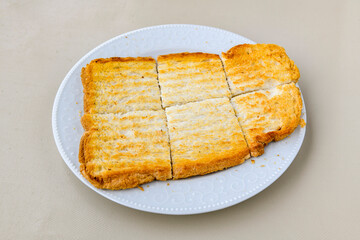 Turkish karisik atom  tost ( kasarli bazlama tost) . Sucuklu, Kasarli, kavurmali karisik tost. Flat...