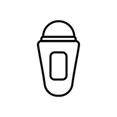 deodorant vector icon in line style