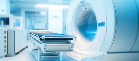 Advanced mri or ct scan medical diagnosis machine at hospital laboratory