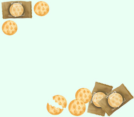 Cracker background