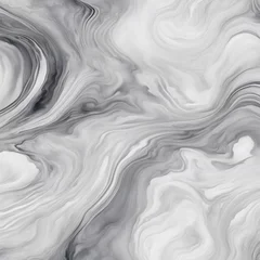 Keuken foto achterwand abstract background texture  A white and gray marble ink texture with an abstract wave pattern and a wallpaper element  © Jared